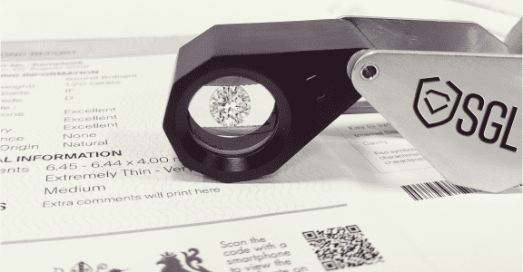 Diamond Grading Report Components