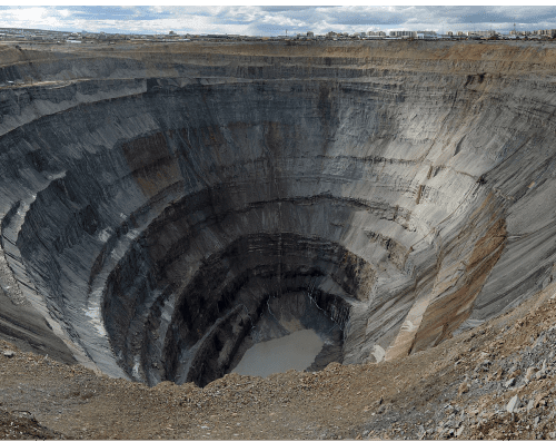 Mir Diamond Mine Russia