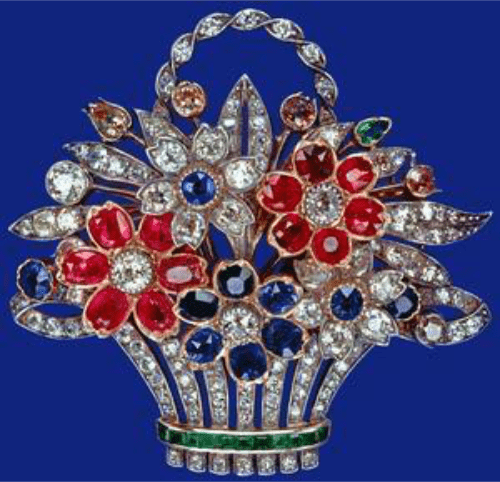 The Flower Basket Brooch