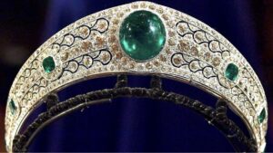 Greville Emerald Kokoshnik Tiara from Queen Elizabeth II’s royal jewellery collection