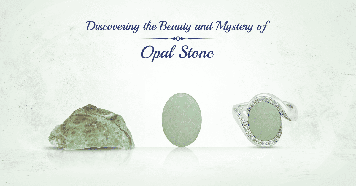 SGL Blog banner for discovering the beauty of opal stone, emphasizing its unique charm and play-of-color.