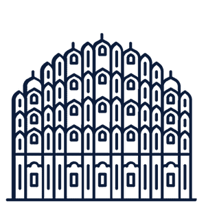 A building icon for SGL's Jaipur laboratory in Bapu Nagar.