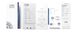 The standard SGL Natural Diamond Report, providing a full-scale assessment of the 4Cs and diamond authenticity.
