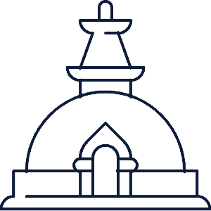 A building icon for SGL's Kathmandu center in Nepal.