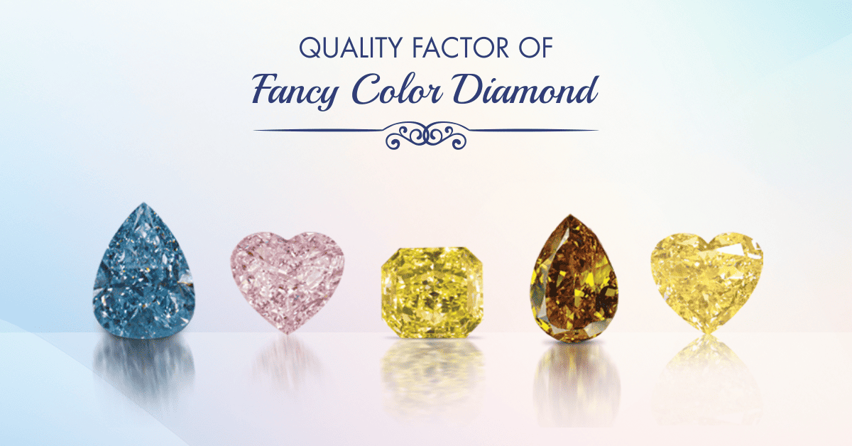 SGL Blog banner for quality factors of fancy colour diamonds, detailing the rare subset of vibrant precious stones.
