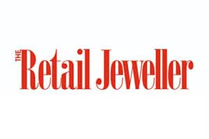 Logo for The Retail Jeweller magazine, featured under media coverage for SGL’s exclusive trade ecosystems.