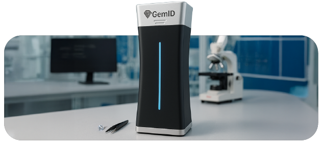 SGL Gem ID technology capturing a unique digital DNA and optical map for permanent diamond identification.