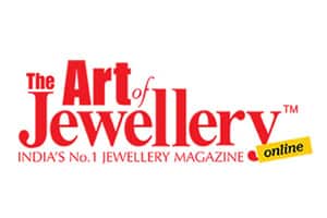 Logo for The Art of Jewellery magazine, representing editorial coverage of SGL factory walkthroughs.