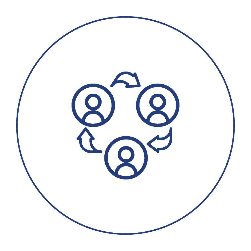 A triple authentication icon representing the expert verification of diamonds, gold, and overall jewelry quality control.