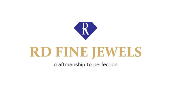 Logo for RD Fine Jewels – Craftsmanship to Perfection, highlighting expert jewellery manufacturing standards.
