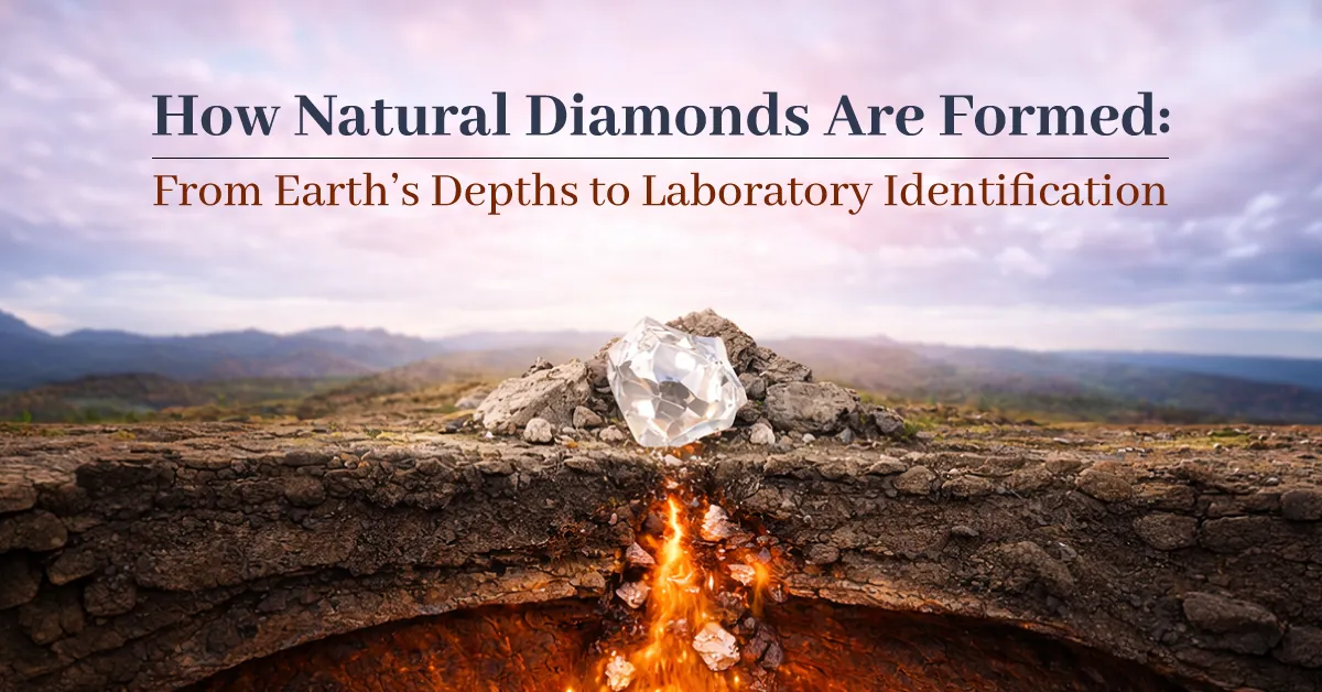 SGL blog banner for How Natural Diamonds Are formed